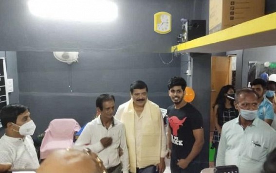 MLA Sudip Barman inaugurated a New Gym in Agartala